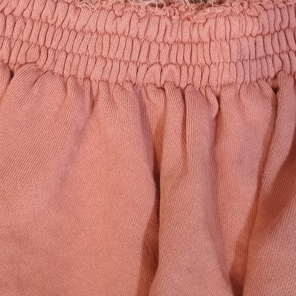 Aerie/Tiered Mini Skirt/Womens Medium/Terracotta/Ruffle Elastic Waist** - Picture 3 of 7